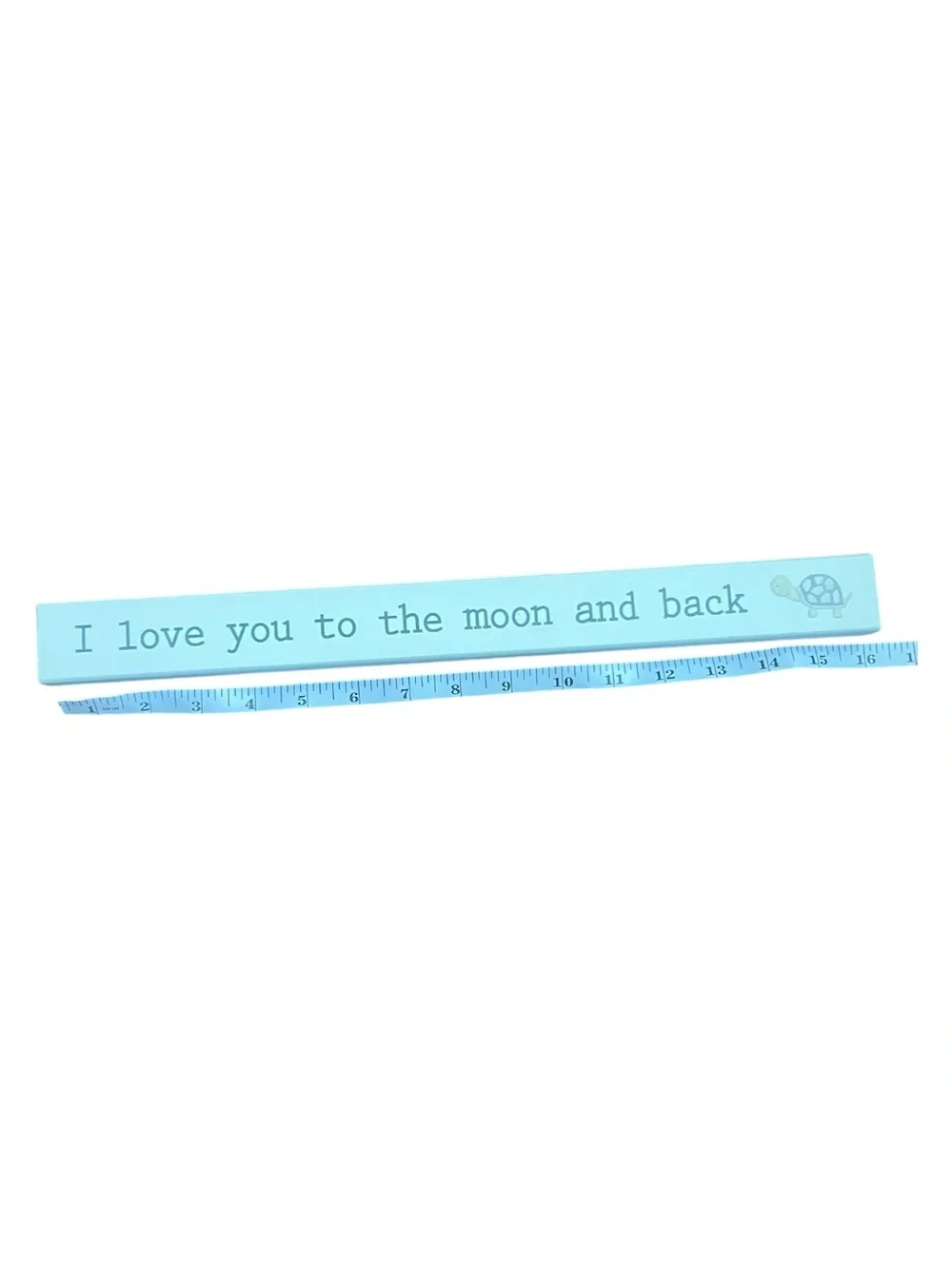 “I Love You to the Moon and Back” Wooden Nursery Sign 16” - Picture 5 of 5